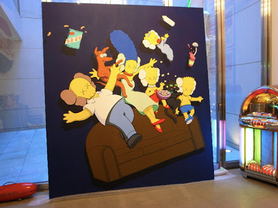 400x300 The Empty Walls Nigo's The Simpsons Inspired Kaws - Simpsons Painting