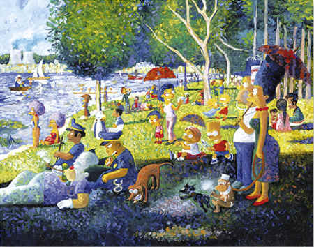 450x354 Simpsons Painting - Simpsons Painting