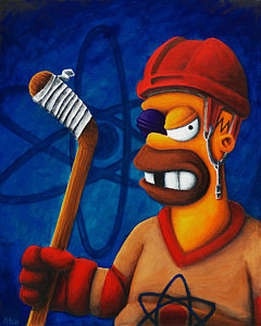240x300 Homer Simpsons Paintings Fine Art America - Simpsons Painting