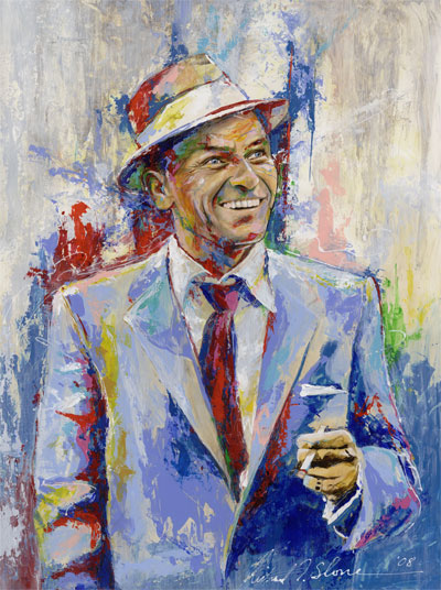 400x536 Richard T. Slone Paintings Sinatra - Sinatra Painting