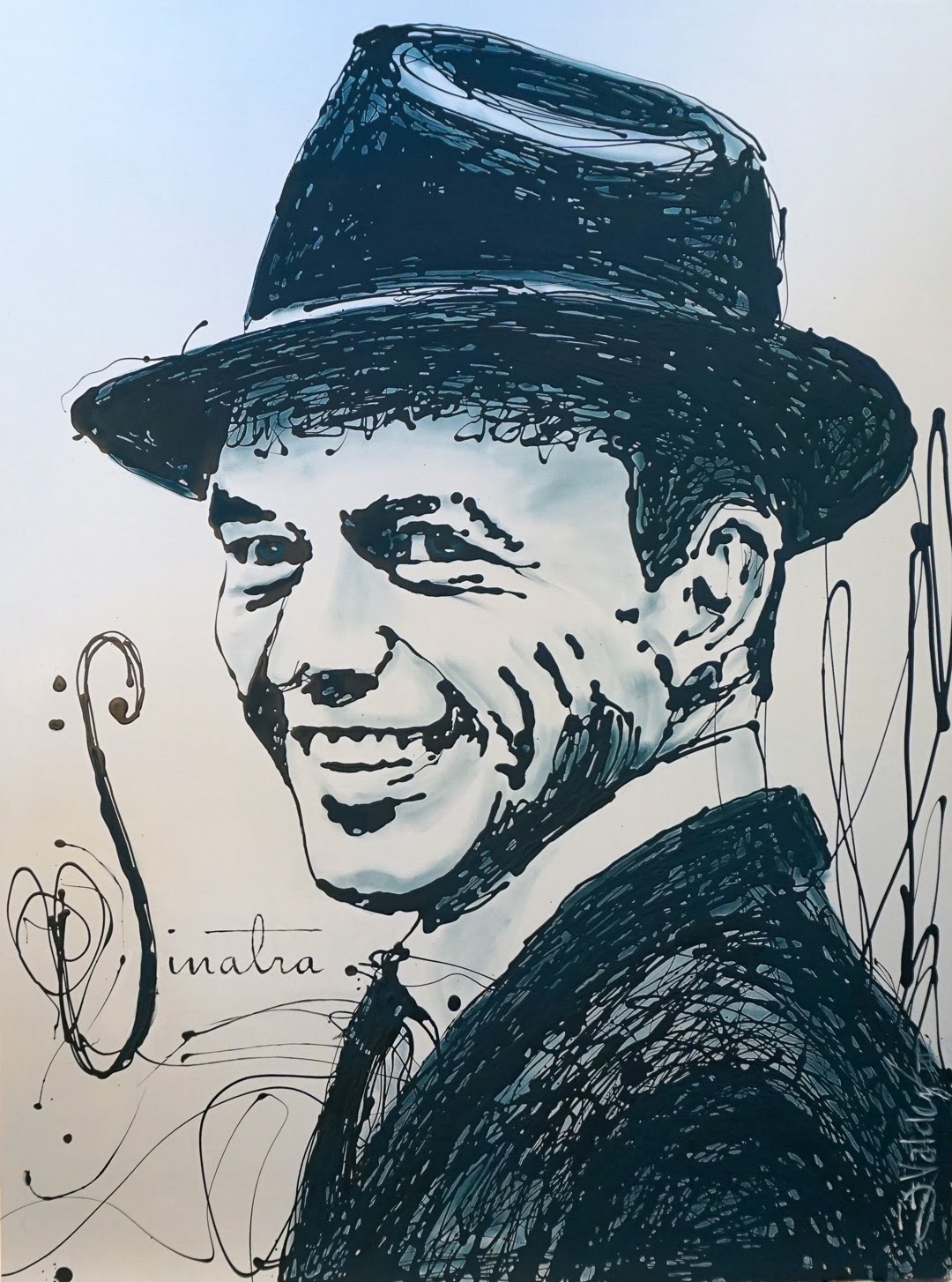 1080x1454 Frank Sinatra Painting - Sinatra Painting