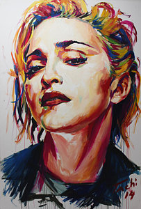 203x300 Madonna Singer Paintings Fine Art America - Singer Painting