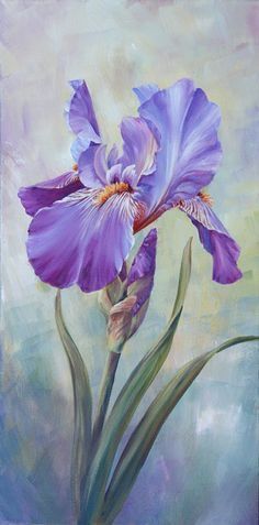 Single Flower Painting at PaintingValley.com | Explore collection of ...