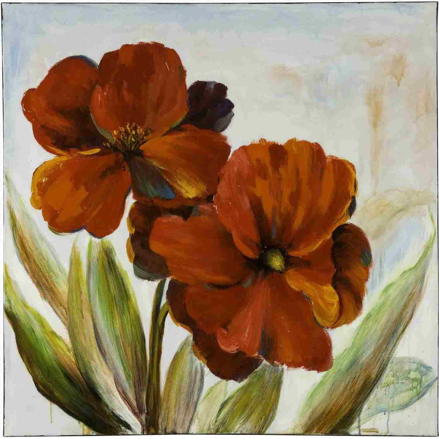1500x1500 Single Single Flower Painting Ideas Flower Paintings On Canvas - Single Flower Painting