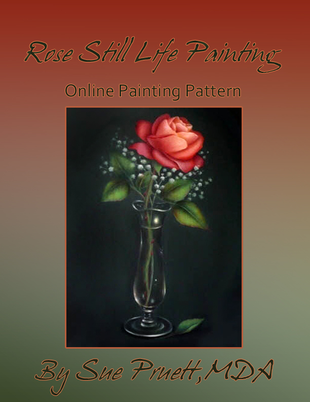 612x792 How To Paint Flowers Acrylic Painting Techniques For Painting - Single Rose Painting