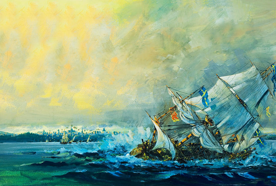 Sinking Ship Painting At Paintingvalley Com Explore