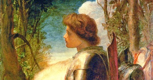 531x279 Beautiful Paintings George Frederic Watts Sir Galahad - Sir Galahad Painting