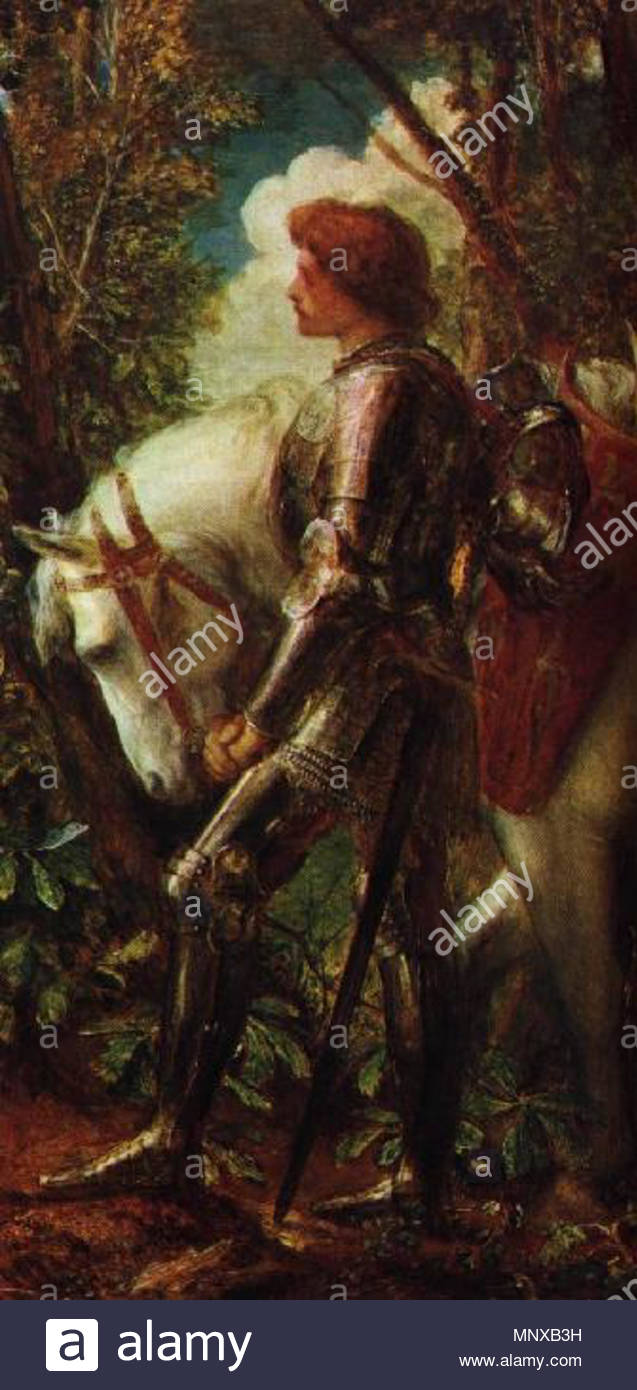 637x1390 English Sir Galahad. George Frederic Watts - Sir Galahad Painting