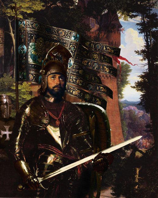 518x648 Paintings Of The Arthurian Legends By Howard David Johnson Sir - Sir Gawain Painting