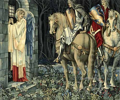 500x418 Romanticism Paintings - Sir Gawain Painting