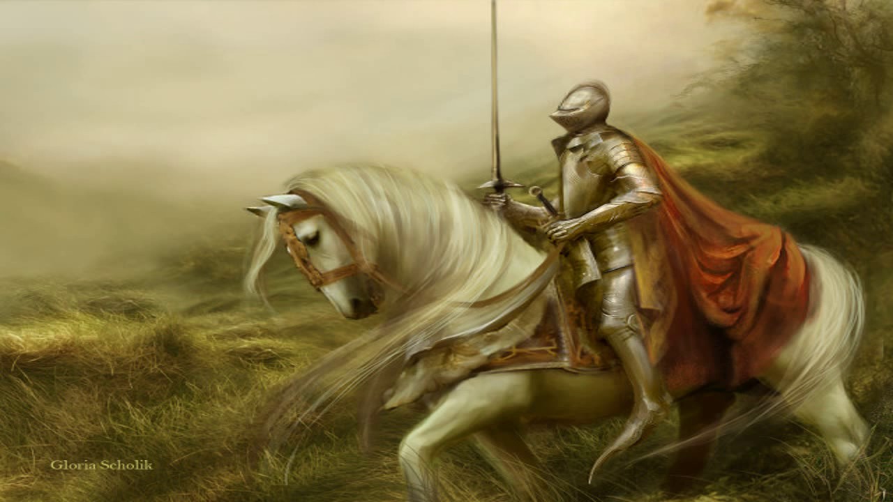 Sir Gawain Painting at PaintingValley.com | Explore collection of Sir ...