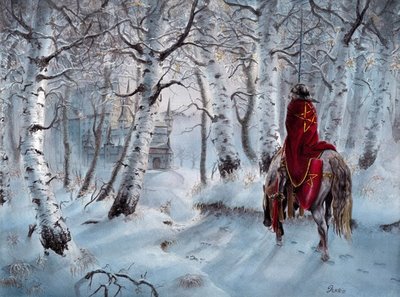 400x297 Sir Gawain And The Green Knight - Sir Gawain Painting