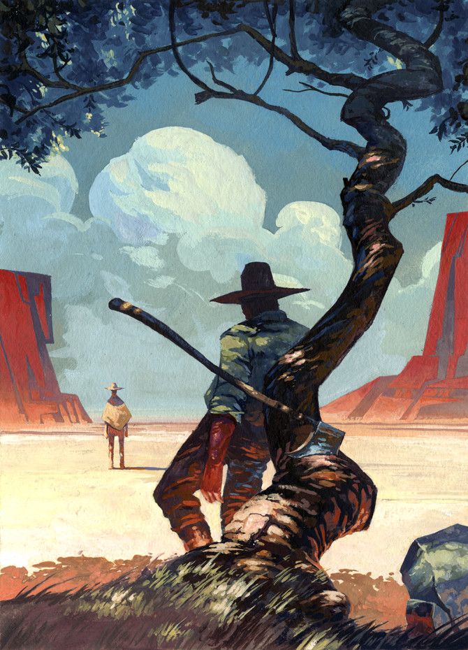 670x930 Sir Gawain And The Green Knight By Kai Carpenter - Sir Gawain Painting