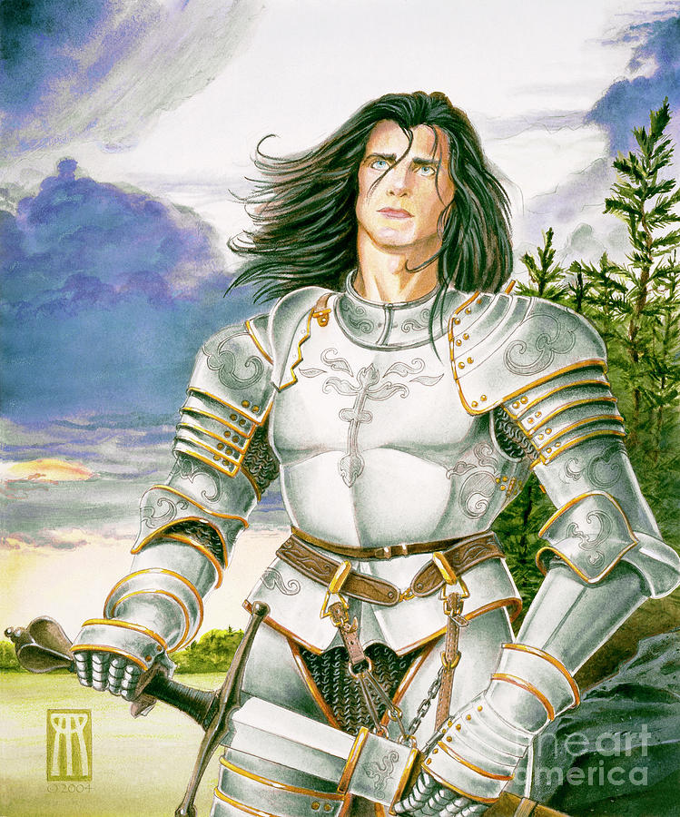 749x900 Sir Lancelot Painting By Melissa A Benson - Sir Lancelot Painting