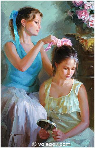 328x512 Sisters, Painting, - Sisters Painting