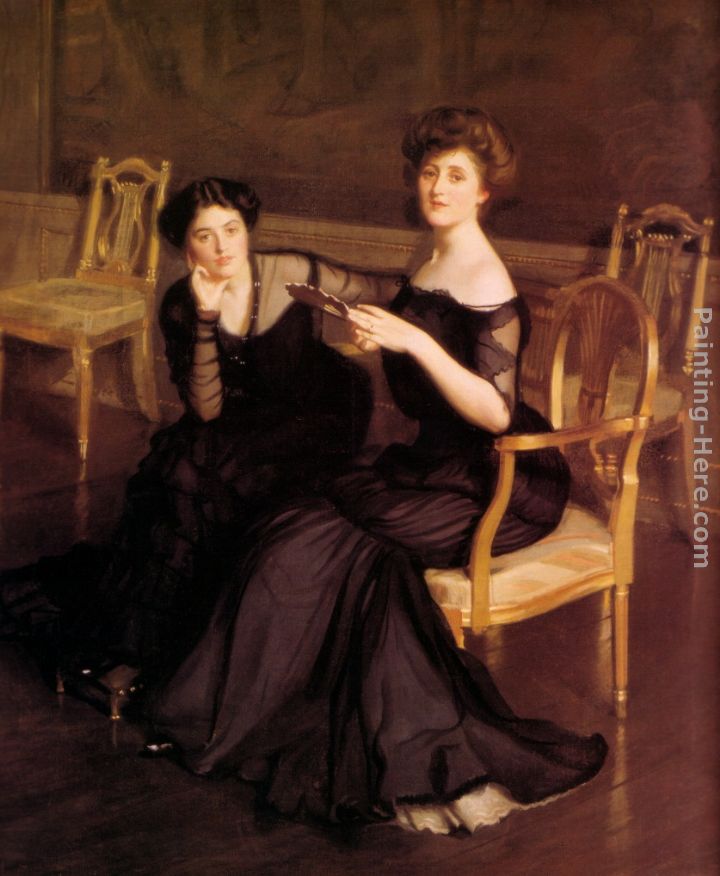 720x876 William Mcgregor Paxton The Sisters Painting Anysize 50% Off - Sisters Painting