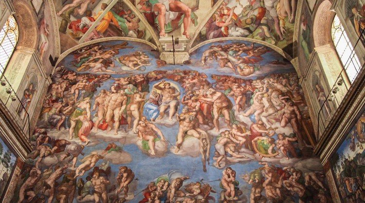 Sistine Chapel Wall Painting At Paintingvalley Com Explore Collection Of Sistine Chapel Wall