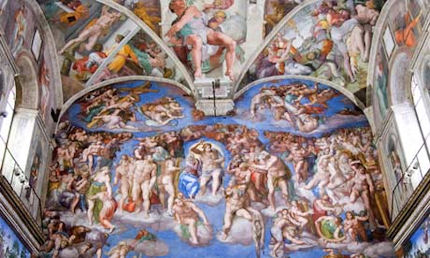 430x258 The Sistine Chapel Restorations Part I ~ Setting The Scene - Sistine Chapel Wall Painting