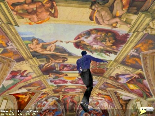 500x375 Video Of The Sistine Chapel In Second Life Second Life Update - Sistine Chapel Wall Painting