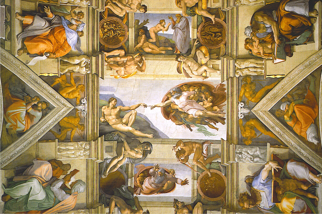 1339x893 Let Your Eyes Ascend Tom Reeder's Blog - Sistine Chapel Wall Painting