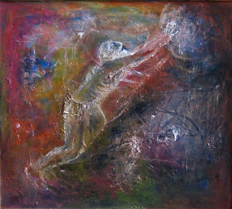 770x695 Saatchi Art Sisyphus Painting By Victor Gutsu - Sisyphus Painting