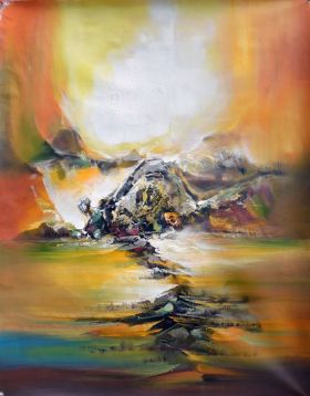 280x358 The Myth Of Sisyphus Art Paintings For Sale - Sisyphus Painting