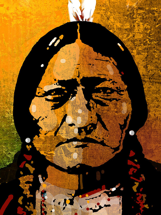 675x900 Sitting Bull Painting By Paul Sachtleben - Sitting Bull Painting