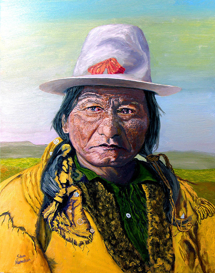 Sitting Bull Painting At PaintingValley Com Explore Collection Of   Sitting Bull Painting 27 