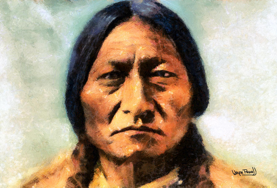 Sitting Bull Painting At PaintingValley Com Explore Collection Of   Sitting Bull Painting 5 