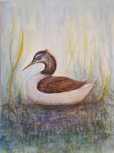 225x300 Sitting Duck Paintings Fine Art America - Sitting Duck Painting