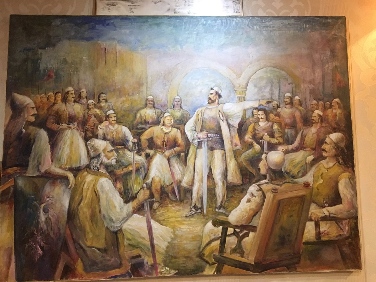 1200x900 Tanya Goudsouzian On Twitter A Painting Of Skanderbeg, 15th - Skanderbeg Painting