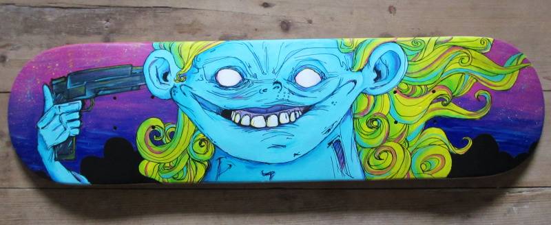 800x328 Jnk Ill Ft. Big Bug Collection Skateboard Painting - Skate Painting