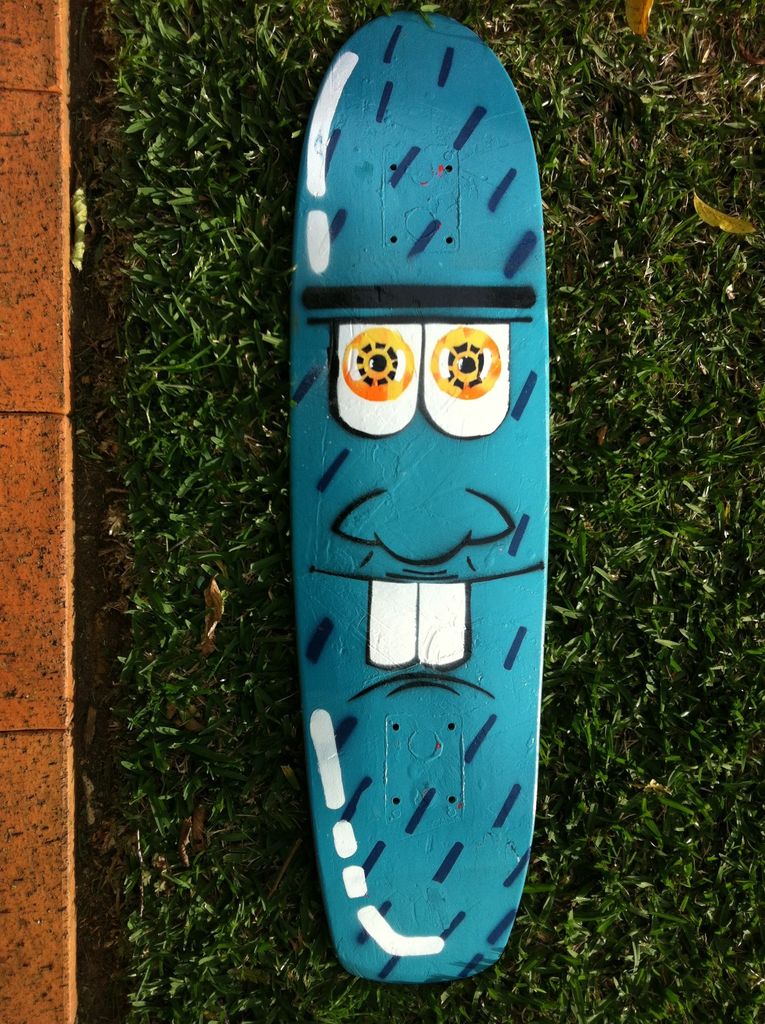 765x1024 How To Paint A Skate Deck 20 Steps (With Pictures) - Skateboard Painting