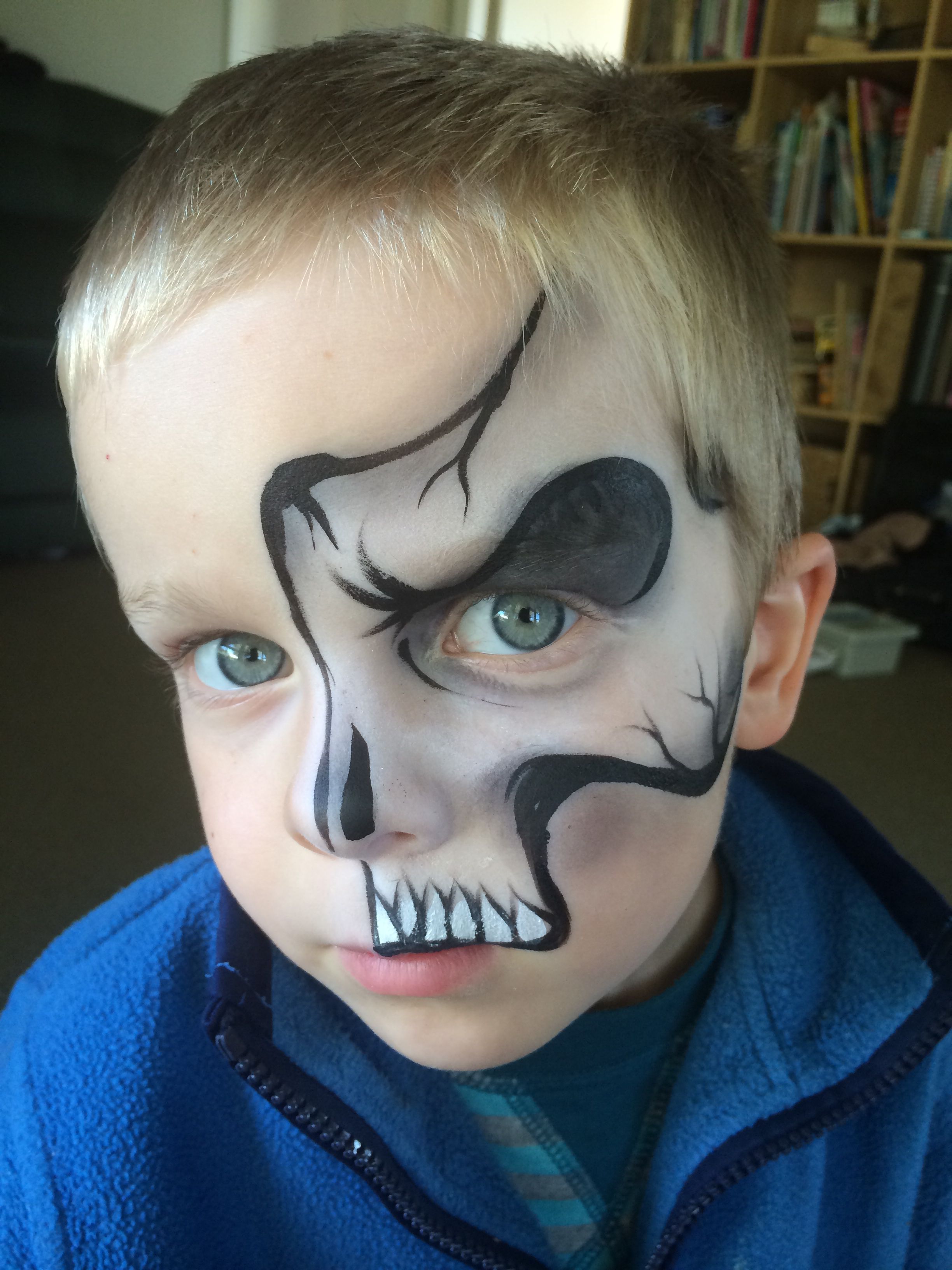 2448x3264 Starlets Facepainting Face Paint - Skeleton Face Painting