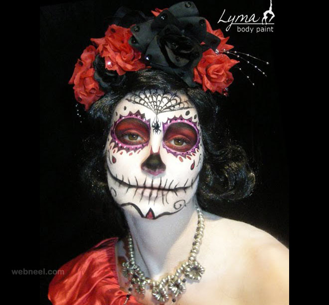 660x613 Skeleton Face Paint 17 - Skeleton Face Painting