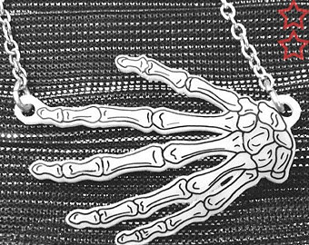 340x270 Items Similar To Skeleton Hand Painting In Acrylic On Etsy - Skeleton Hand Painting
