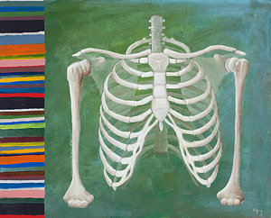 300x242 Skeleton Paintings Fine Art America - Skeleton Painting