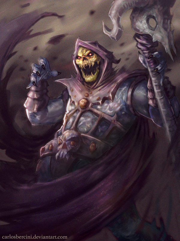 600x800 Skeletor By Carlosbercini - Skeletor Painting