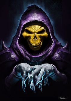 236x337 Skeletor By Quentin Vogel, Via Behance I Hate Earth - Skeletor Painting