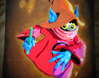 340x270 Skeletor Painting Etsy - Skeletor Painting