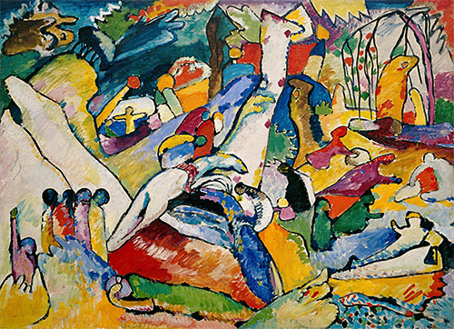 500x362 Wassily Kandinsky A Very Famous Artist And We Sale His Oil - Sketch For Painting With White Border