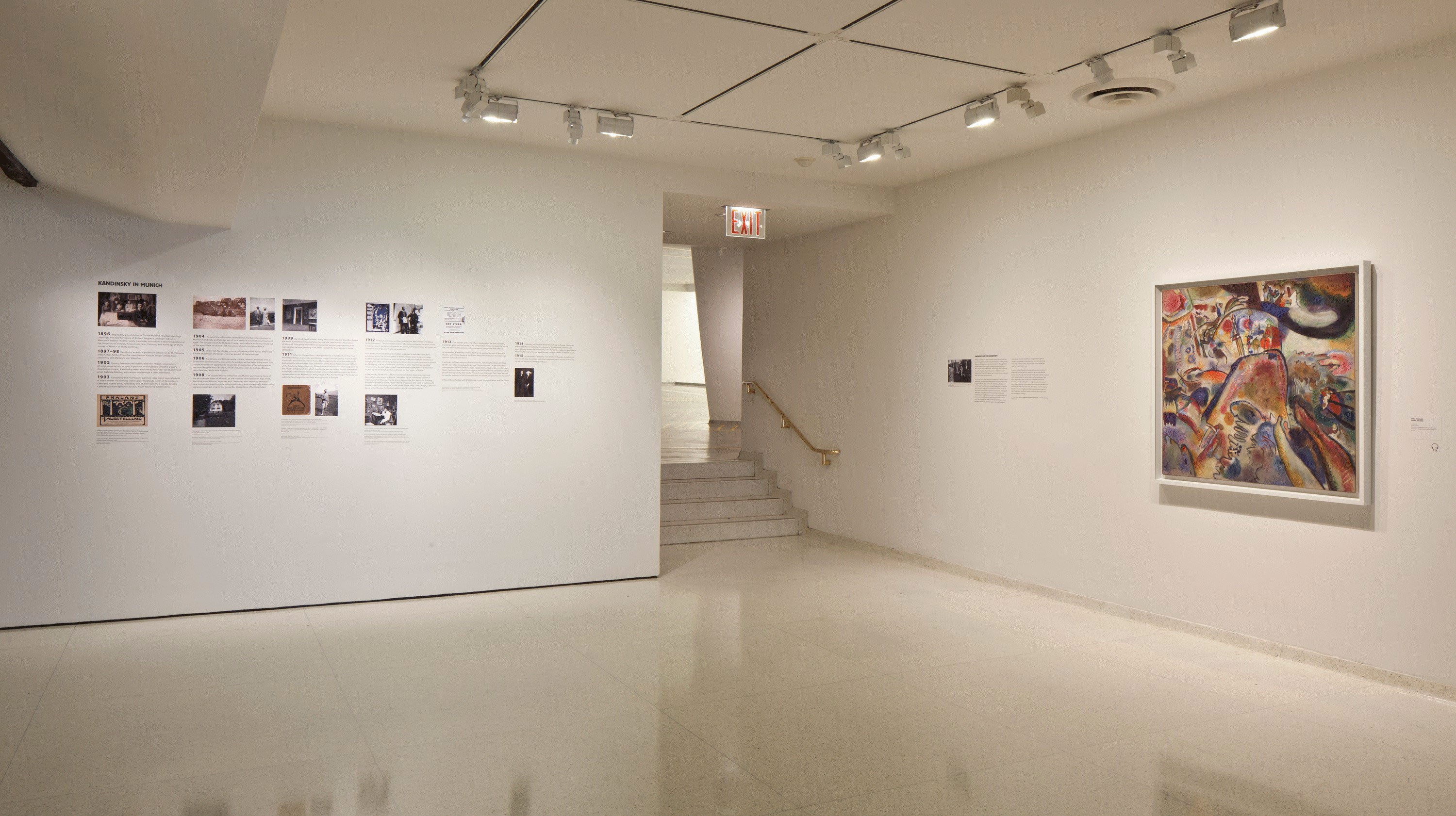 3000x1682 Kandinsky's Painting With White Border - Sketch For Painting With White Border