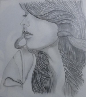 300x338 Paintings - Sketch Painting