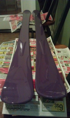 299x500 Painting A Pair Of Skis Painting The Zarse Effect - Skis Painting