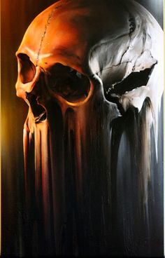 236x368 Photos Painted Skull Art, - Skull Art Painting