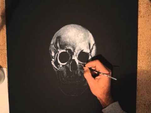 480x360 Skull Painting - Skull Art Painting