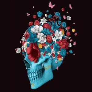 300x300 5d Diamond Skull Flower Painting Embroidery Cross Crafts Stitch - Skull Flower Painting