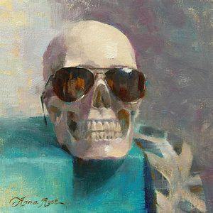 300x300 Skull Paintings Fine Art America - Skull Painting