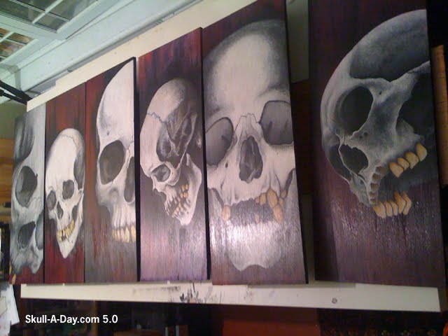 Skull Painting Acrylic