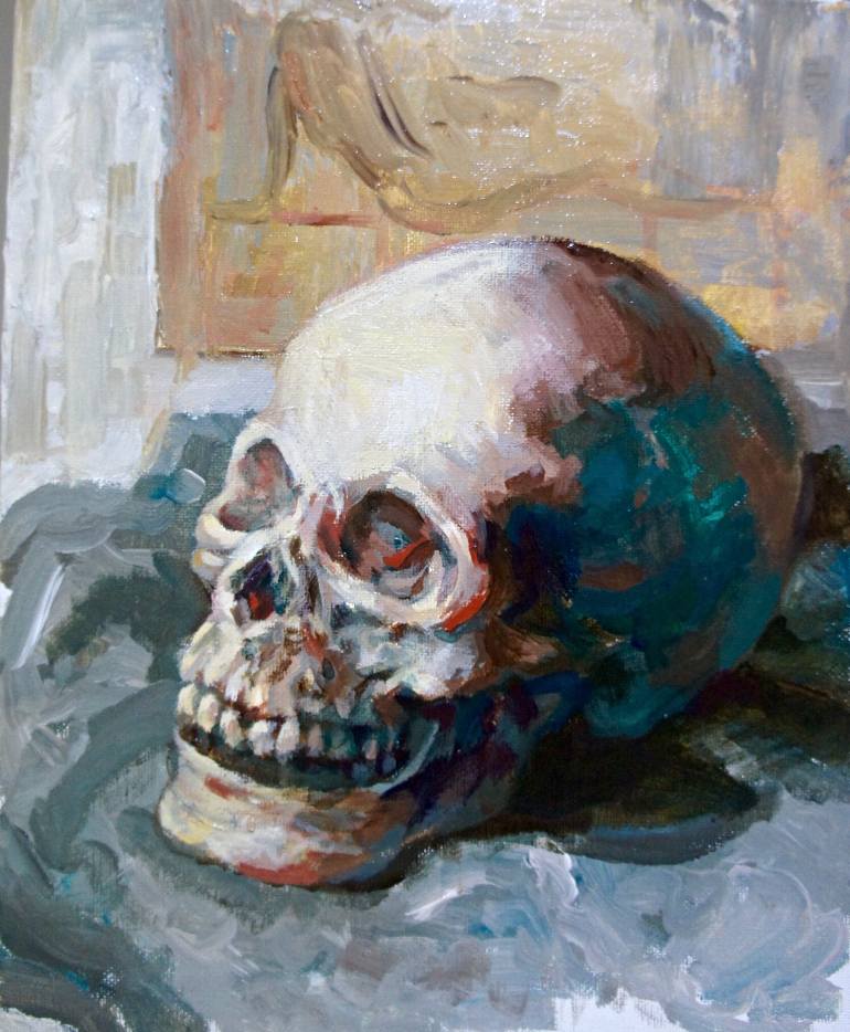 770x934 Saatchi Art Skull Painting By Sum Hannah - Skull Painting Acrylic